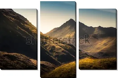 Модульная картина Великолепные горы Хайленд (Шотландия)