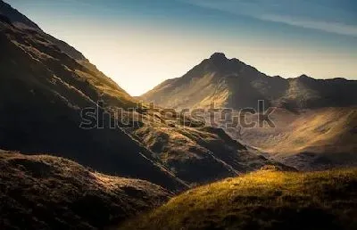 Плакат Великолепные горы Хайленд (Шотландия)