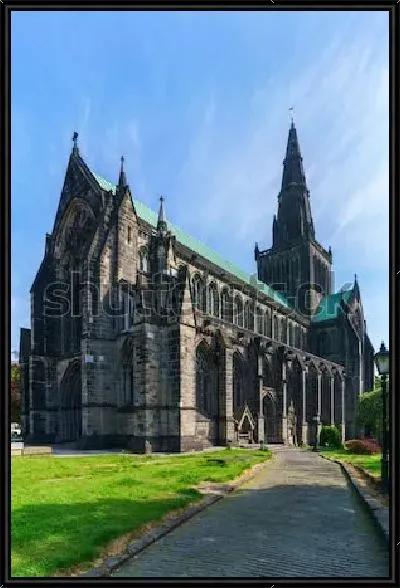 Картина Величественный кафедральный собор Святого Мунго в Глазго (Шотландия)