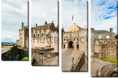 Замок Стерлинг - один из самых больших и важных замков в Шотландии 