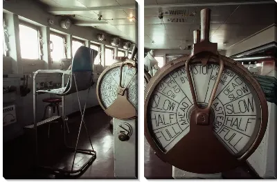 Модульная картина Капитанский мостик