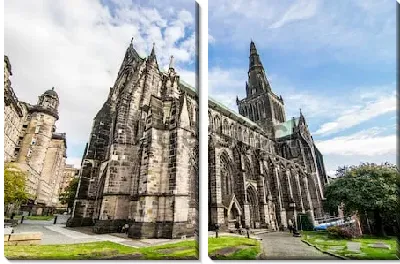 Модульная картина Величественный кафедральный сбор Глазго