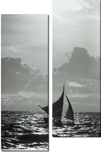 Модульная картина Парусник №87