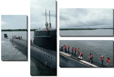 Модульная картина Подводная лодка №15