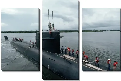 Модульная картина Подводная лодка №15