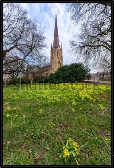 Картина Собор Хагачуркан в начале весны (Гётеборг, Швеция)