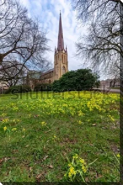 Постер Собор Хагачуркан в начале весны (Гётеборг, Швеция)