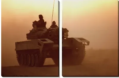 Модульная картина Танк №2