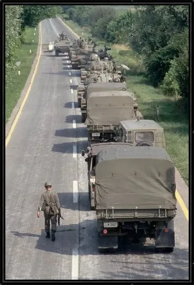 Картина Грузовики