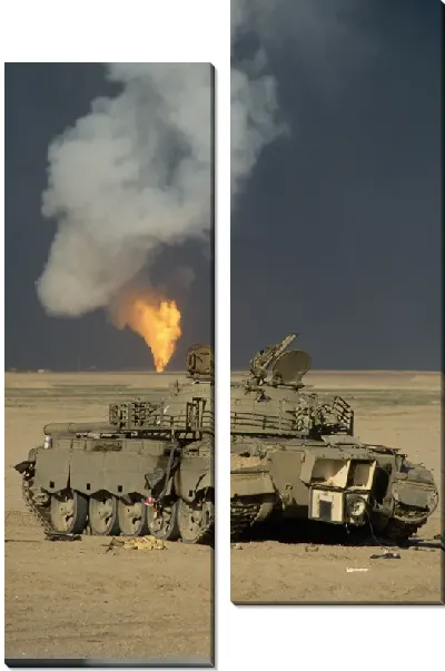 Модульная картина Танк №5