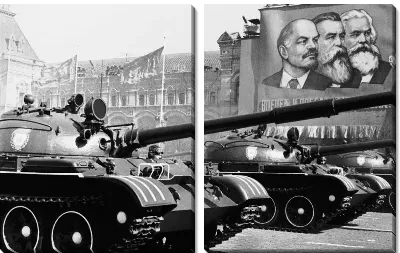 Модульная картина Танки