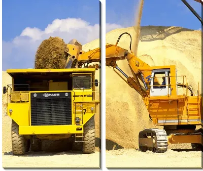 Модульная картина Грузовик №13