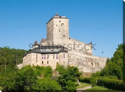 Постер Замок Кост - один из средневековых замков Чехии в заповеднике Чешский рай 