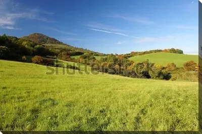 Постер Заливные луга и зелёные леса Богемии (Чехия)