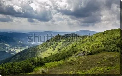 Великолепная панорама Национального парка Крконоше (Чехия)