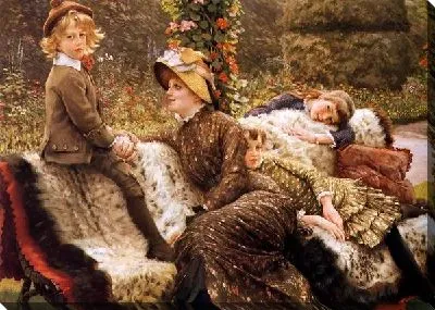 Картина Скамья в саду (The Garden Bench)