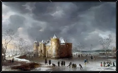 Замок Мейден зимой (The Castle of Muiden in Winter)