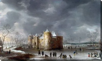 Замок Мейден зимой (The Castle of Muiden in Winter)
