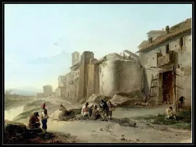 Картина Вид на Тибр (A View on the Tiber)