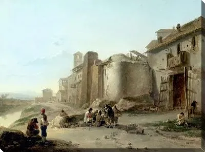Картина маслом Вид на Тибр (A View on the Tiber)