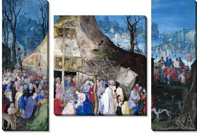 Модульная картина Поклонение волхвов (The Adoration of the Kings) №6