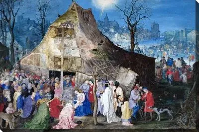 Картина маслом Поклонение волхвов (The Adoration of the Kings) №6