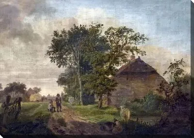 Картина Дрога возле дома (A Road by a Cottage)