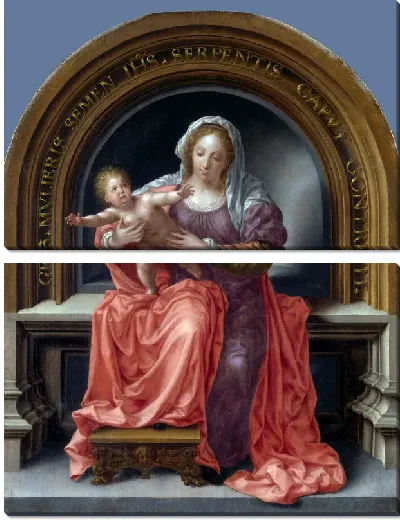 Картина Мадонна с младенцем (The Virgin and Child) №17