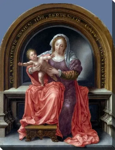 Картина Мадонна с младенцем (The Virgin and Child) №17