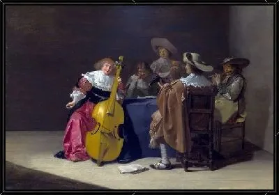 Картина Музыкальная вечеринка (A Musical Party)
