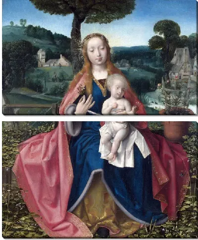 Картина Мадонна с младенцем (The Virgin and Child) №18
