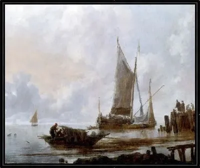 Суда пришвартованы у причала (Vessels Moored off a Jetty)