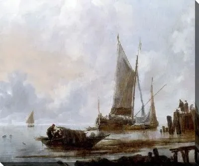 Суда пришвартованы у причала (Vessels Moored off a Jetty)