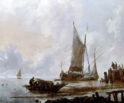 Суда пришвартованы у причала (Vessels Moored off a Jetty)