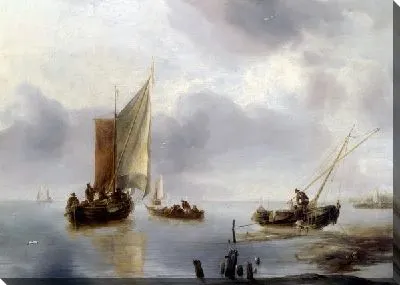 Небольшое судно при ветреной погоде ( A Small Vessel in Light Airs, and Another Ashore)