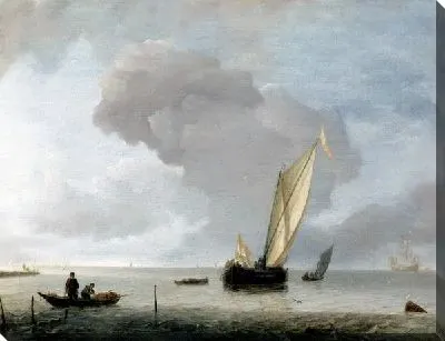 Небольшие голландские суда при легком ветре (A Small Dutch Vessel before a Light Breeze)