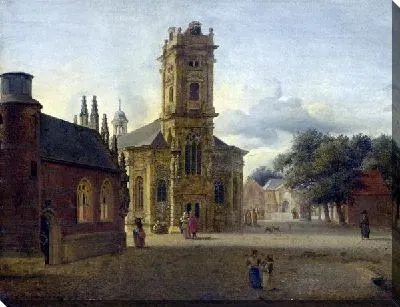 Площадь перед церковью (A Square before a Church)
