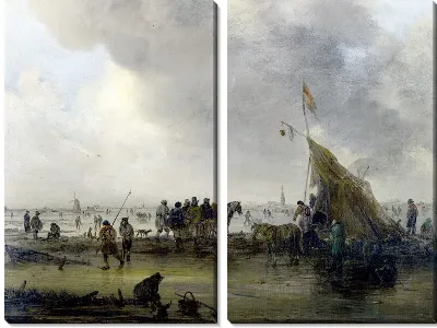 Сцена на льду (A Scene on the Ice)