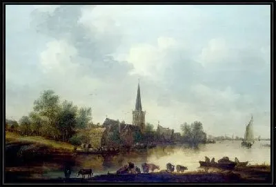 Речной пейзаж (The river landscape)