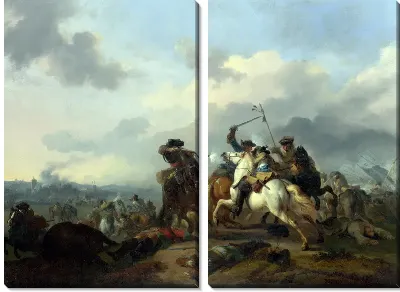 Картина Битва (A Battle)