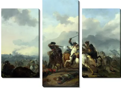 Картина Битва (A Battle)