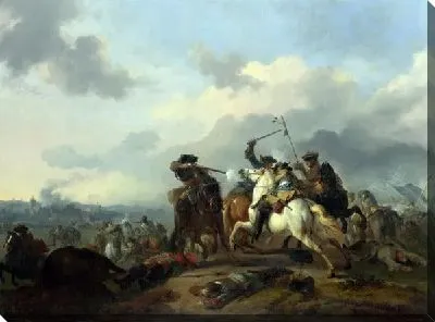 Картина Битва (A Battle)