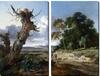 Пейзаж с двумя мертвыми деревьями (A Landscape with Two Dead Trees)
