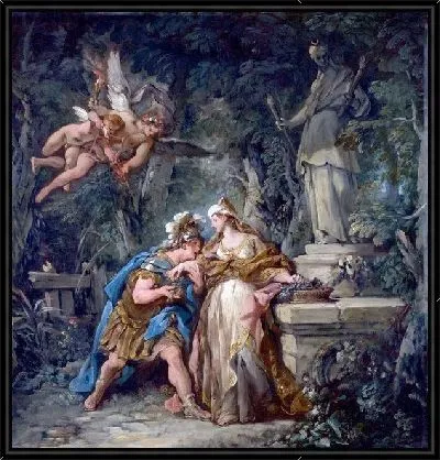 Картина Джейсон клянется в Вечной Привязанности к Медее (Jason swearing Eternal Affection to Medea)