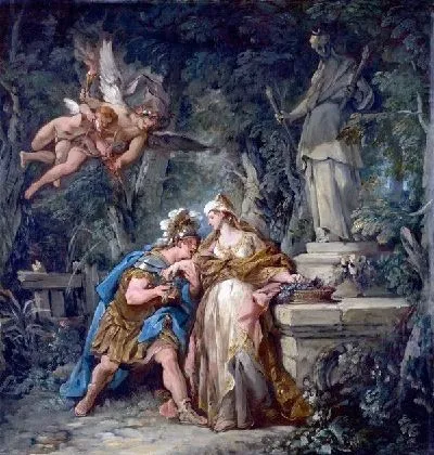 Картина Джейсон клянется в Вечной Привязанности к Медее (Jason swearing Eternal Affection to Medea)