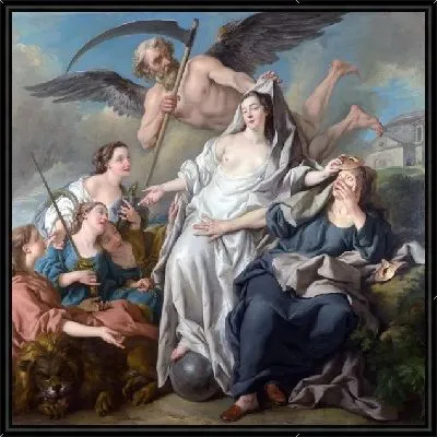 Картина Время раскроет правду (Time unveiling Truth)