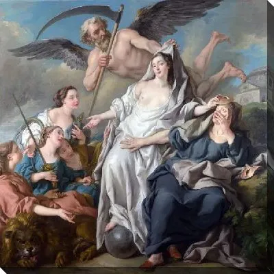 Картина Время раскроет правду (Time unveiling Truth)