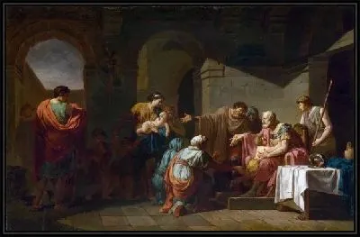 Картина Велизарий у гостеприимного крестьянина (Belisarius receiving Hospitality from a Peasant)