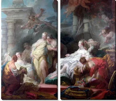 Картина Психея показывает своим сестрам подарки от Амура (Psyche showing her Sisters her Gifts from Cupid)