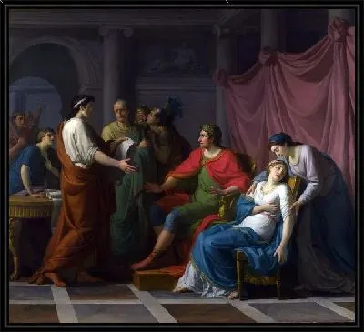 Картина Вергилий читает Энеиду Августу и Октавии (Virgil reading the Aeneid to Augustus and Octavia)